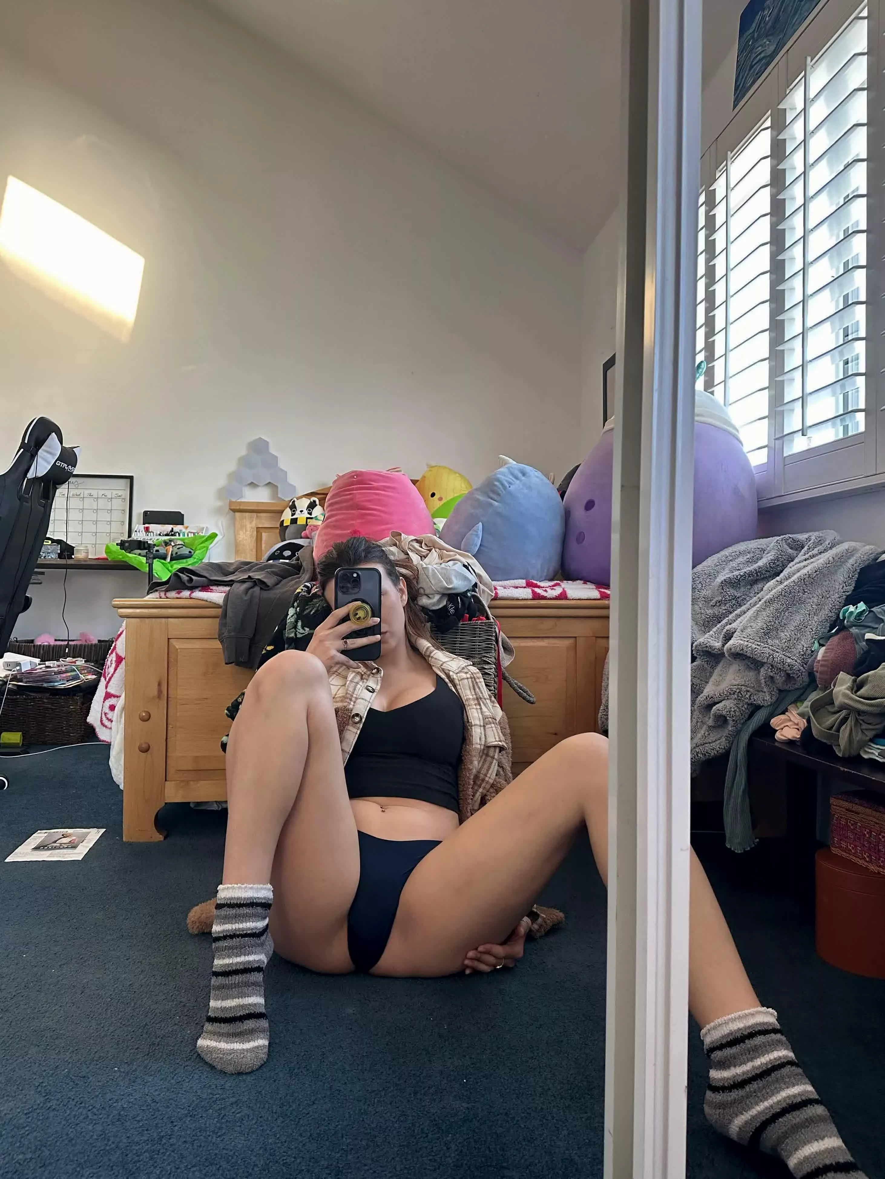 what would u do if you found me like this? posted by alyssajadexoxo