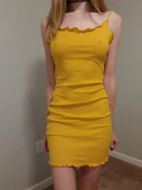 Braless in a sundress  by nicoles_panties