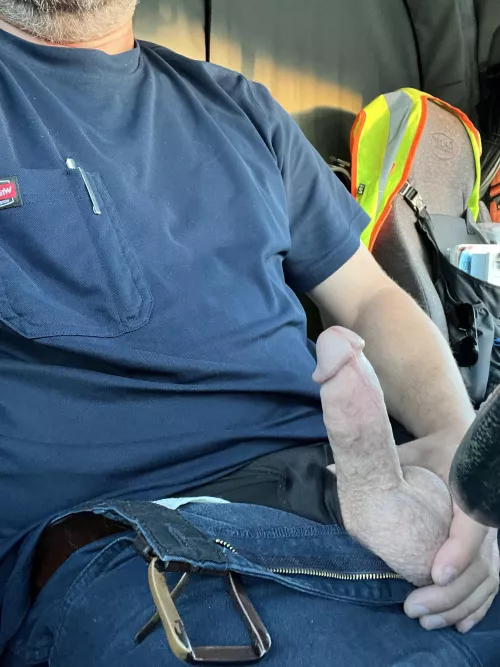 Help daddy start the shift off right? (42) by Hung_dilf8