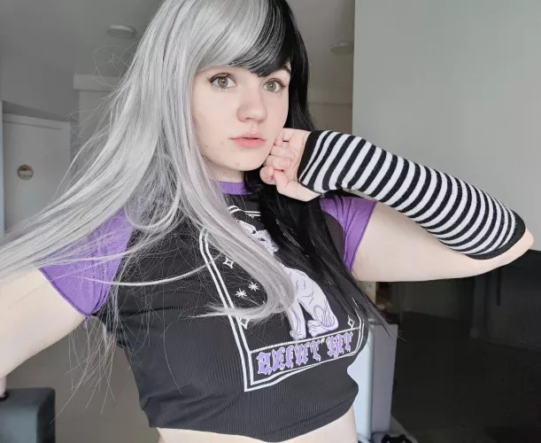 Just a cute goth girl who can show her boobies I F you ask nicely by Im_Cherry_Blossom