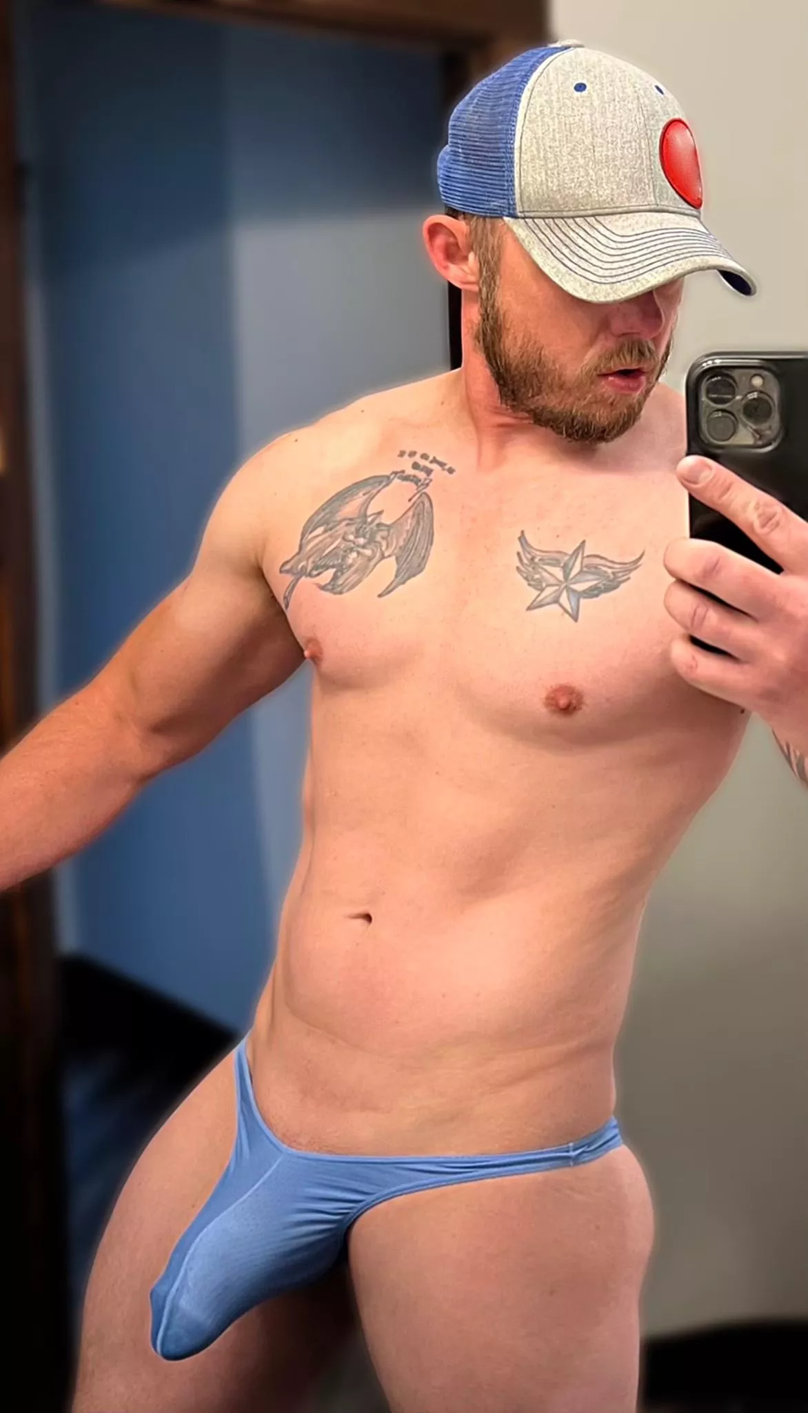 just love the tiny undies! posted by CockbulgesMan