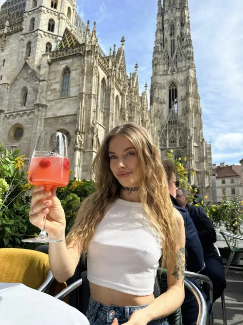 This blonde awaits your undivided attention by Spiritemoon