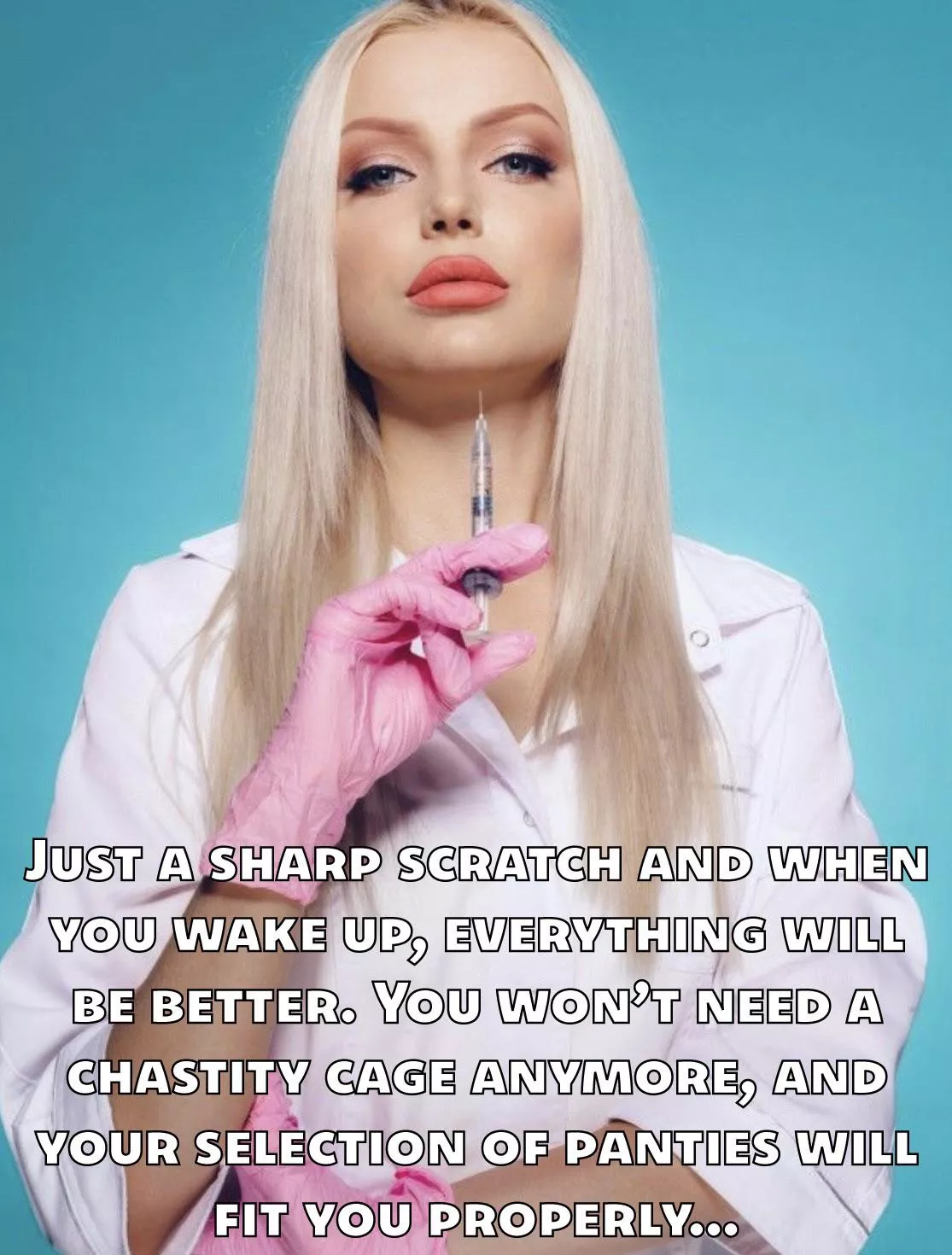 Would you let her willingly, or is she going to have to have you held down? One way or another, it’s happening… posted by biffa_b_