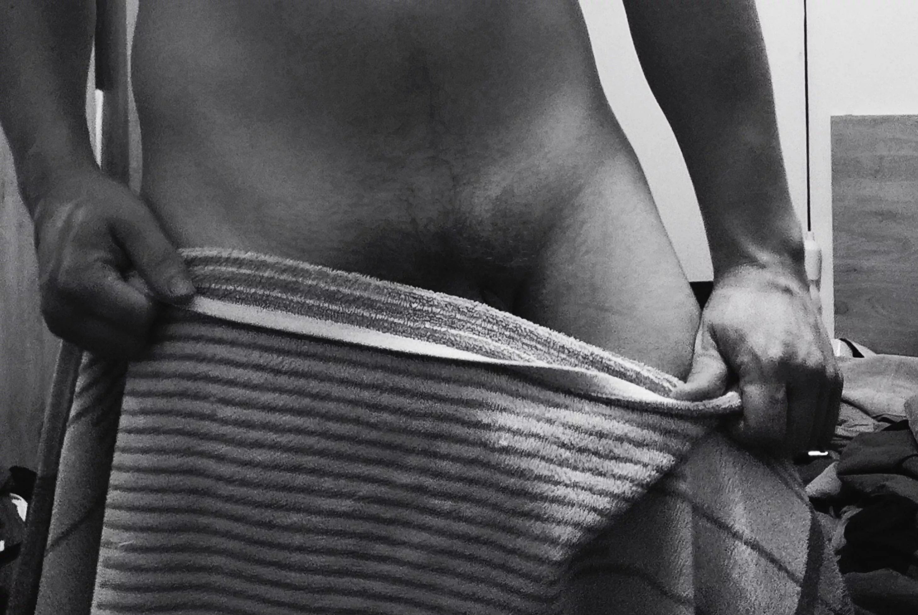 Barely holding my towel  posted by Imaginary_Potatoes