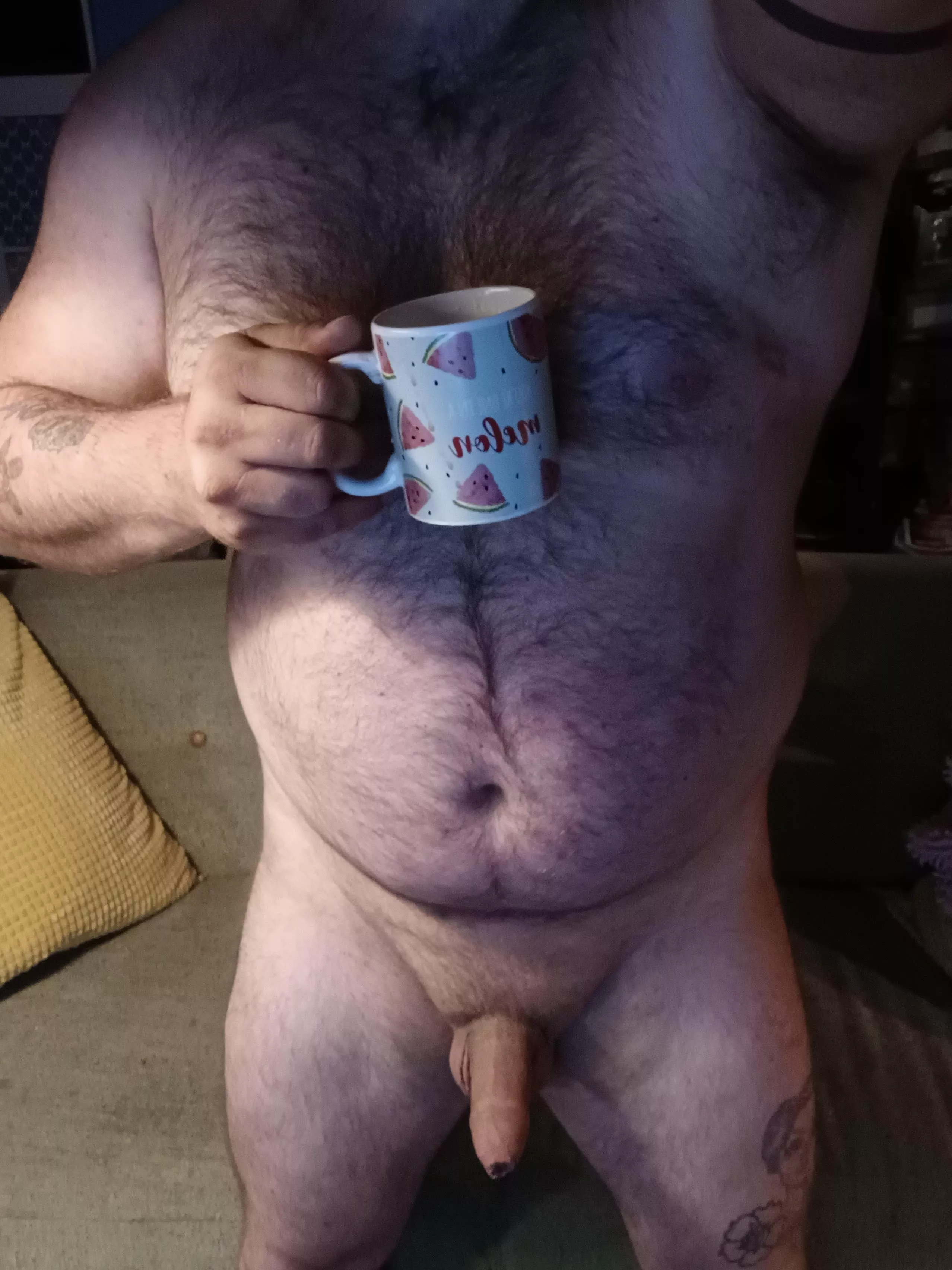 Coffee time  posted by realnakedcoffieguy
