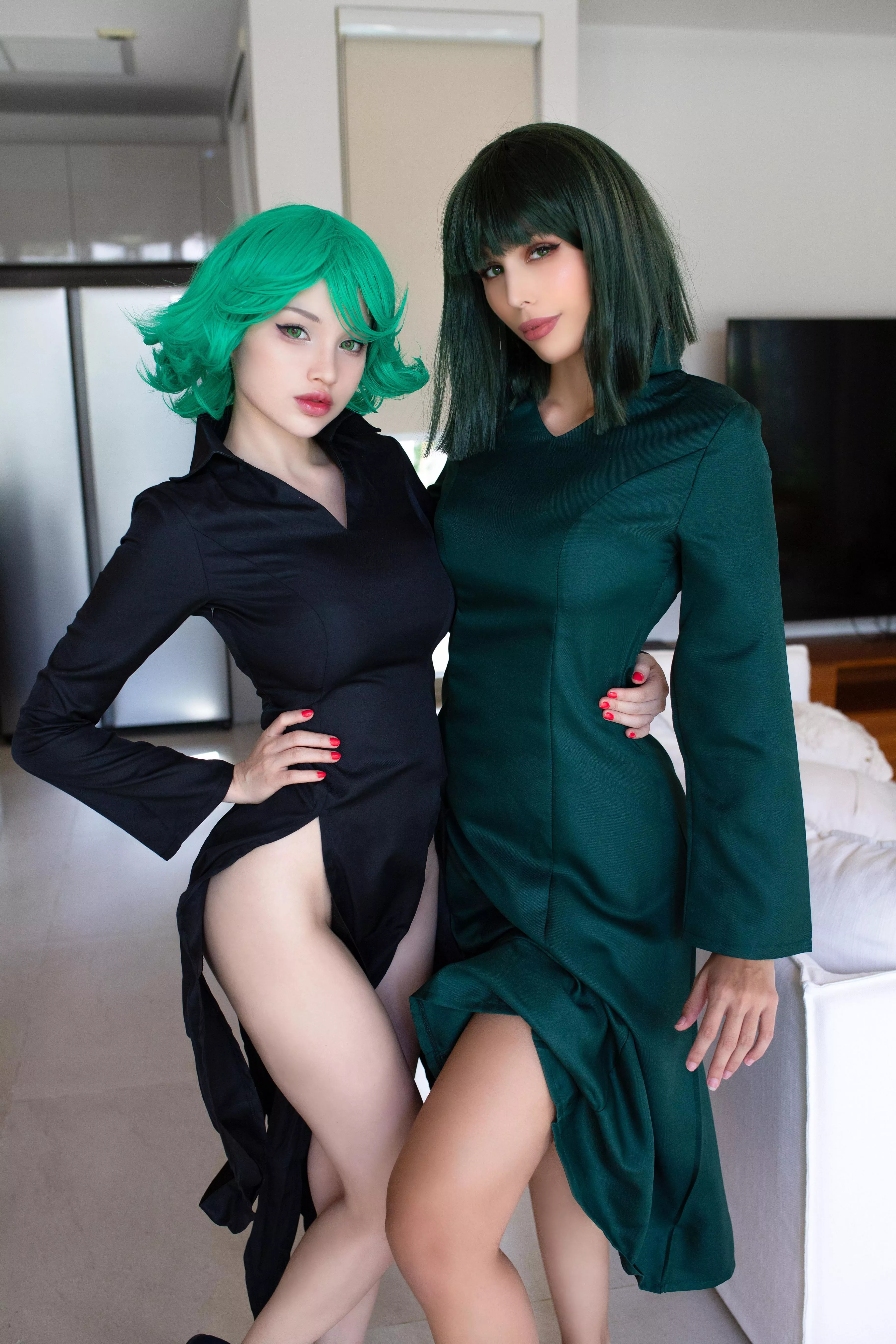 Fubuki and Tatsumaki by Hidori and Kate Key Cosplay from One Punch Man posted by katekeycosplay
