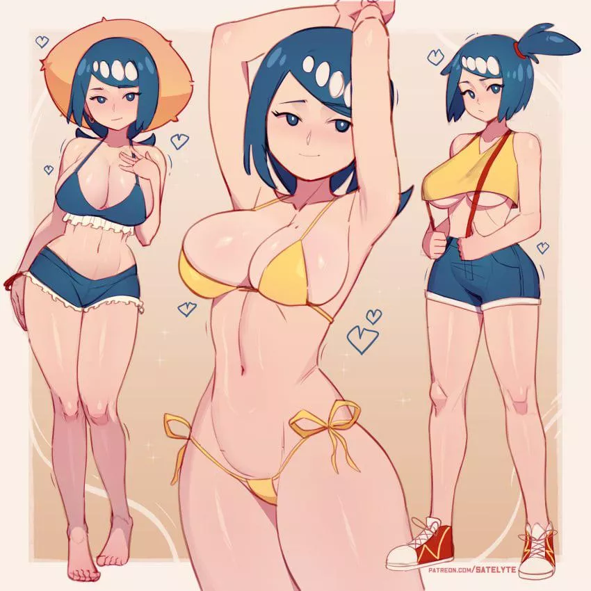 Lana’s Mother showing off her different clothes (Satelyte) [Pokemon] posted by Far_Solution2944