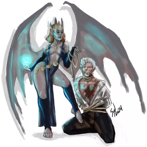 Mizora Has A New Toy (SydLuscious) [Bauldur's Gate 3] by SydLuscious