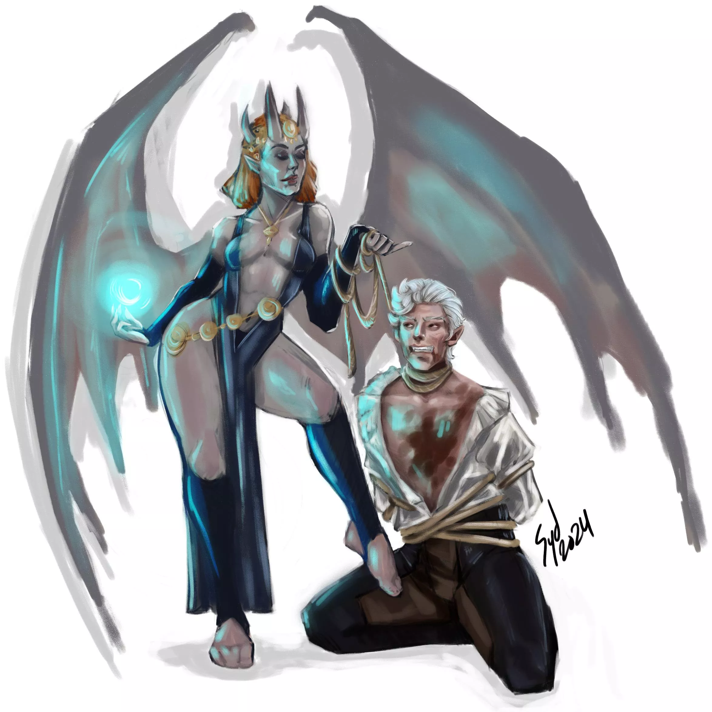 Mizora Has A New Toy (SydLuscious) [Bauldur's Gate 3] posted by SydLuscious