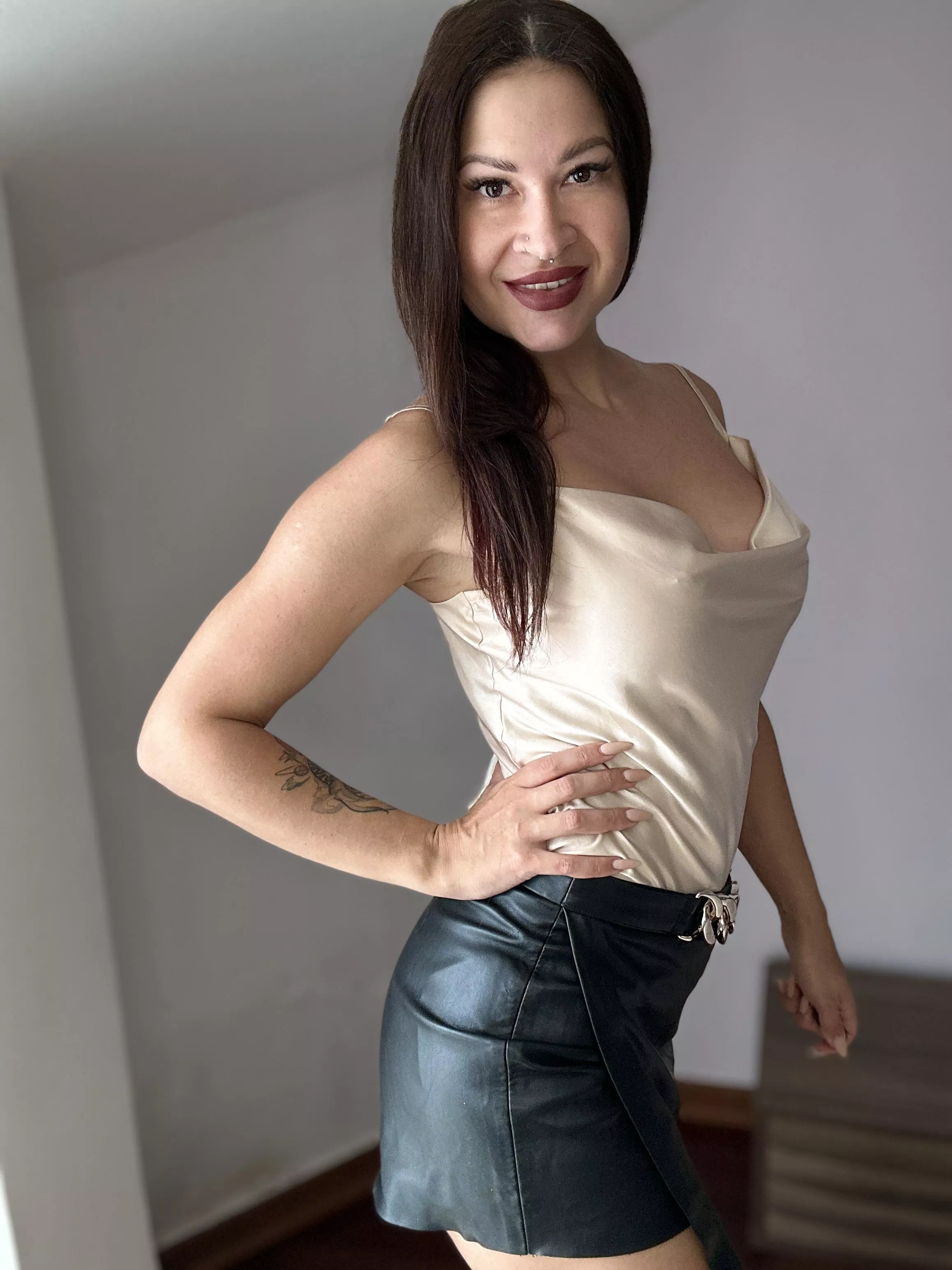 My fav leather skirt posted by EvaGlowX