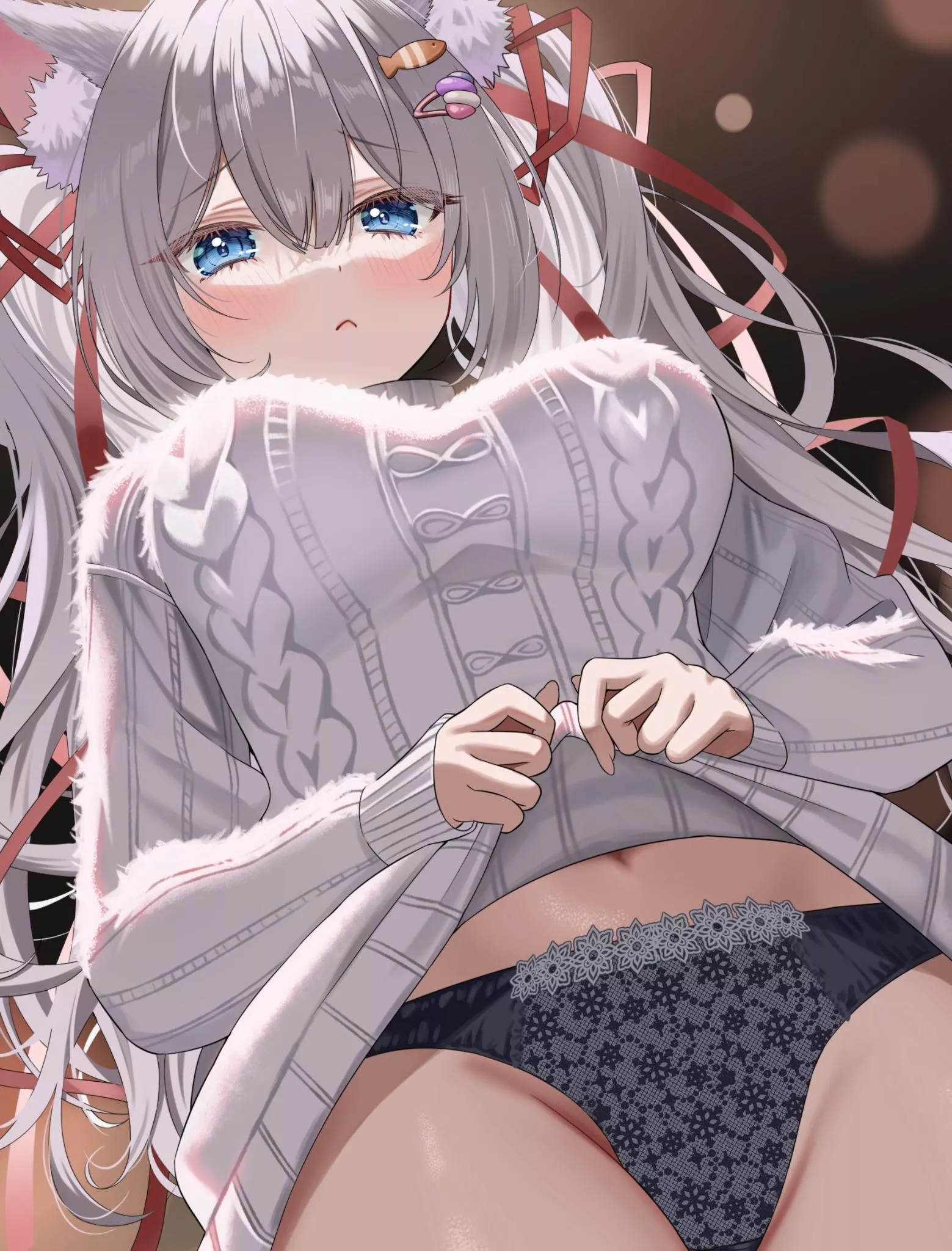 Showing her lovely pantsu [Artist's OC] posted by marxsander2016