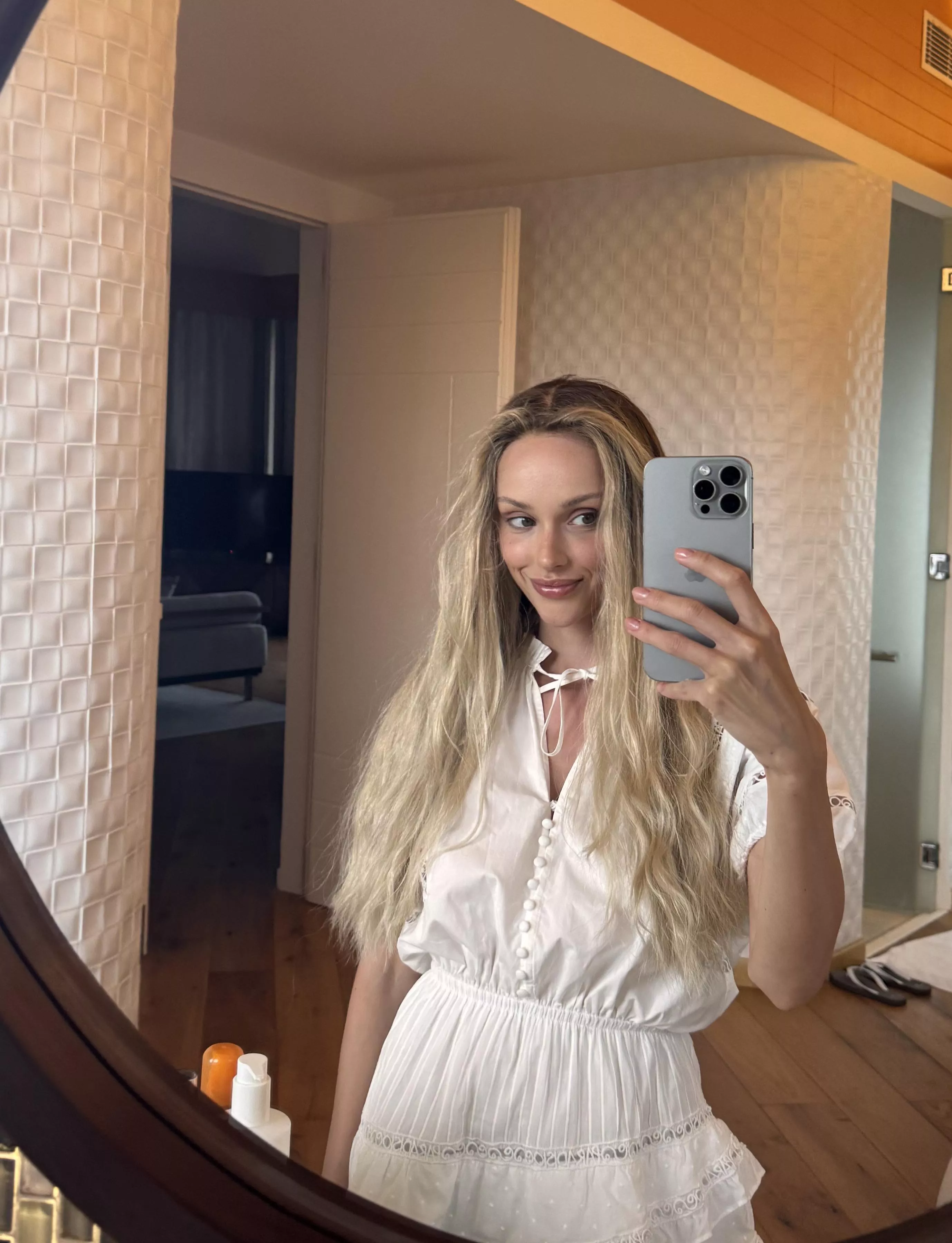 Feeling classy in white dress  posted by CapitanZebra007