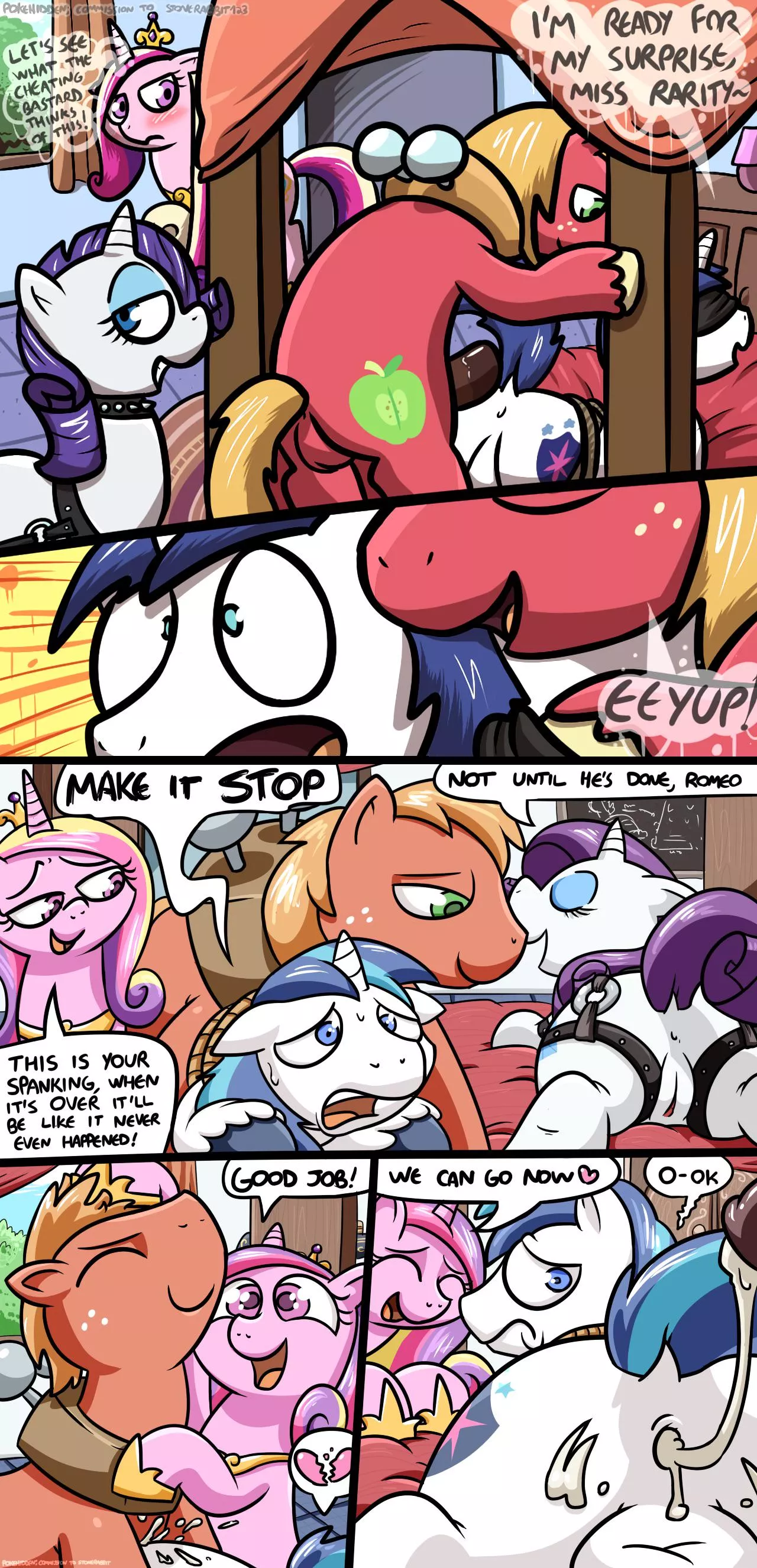 ShiningMac Punishment (artist:pokehidden) posted by PonyClopAccount