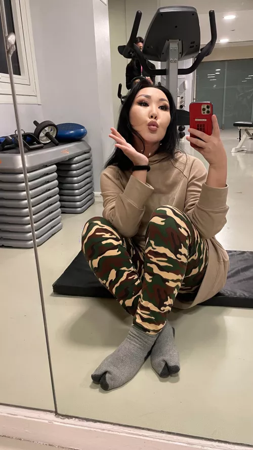 sniff my socks after yoga session [f] by Visible_Cold7473