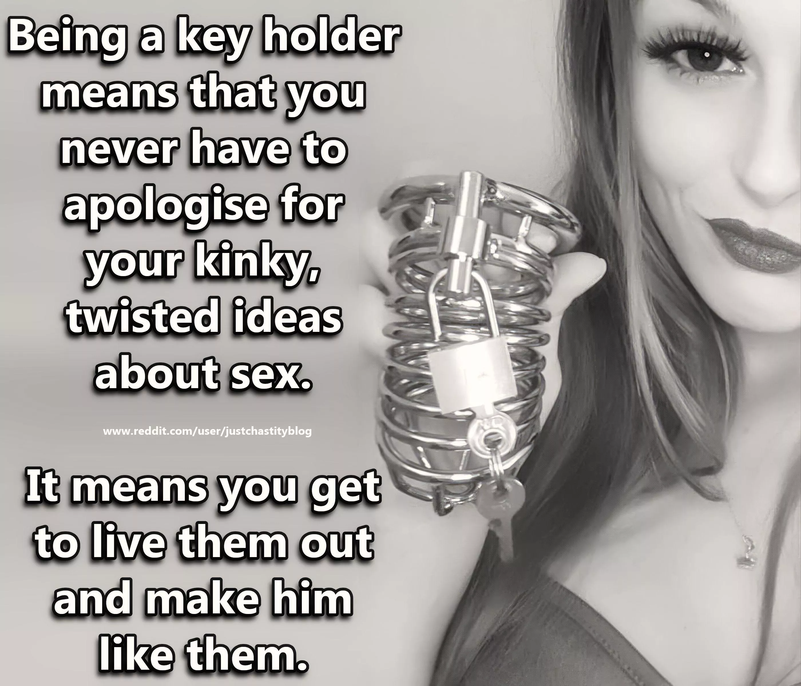 That's how it works! posted by justchastityblog