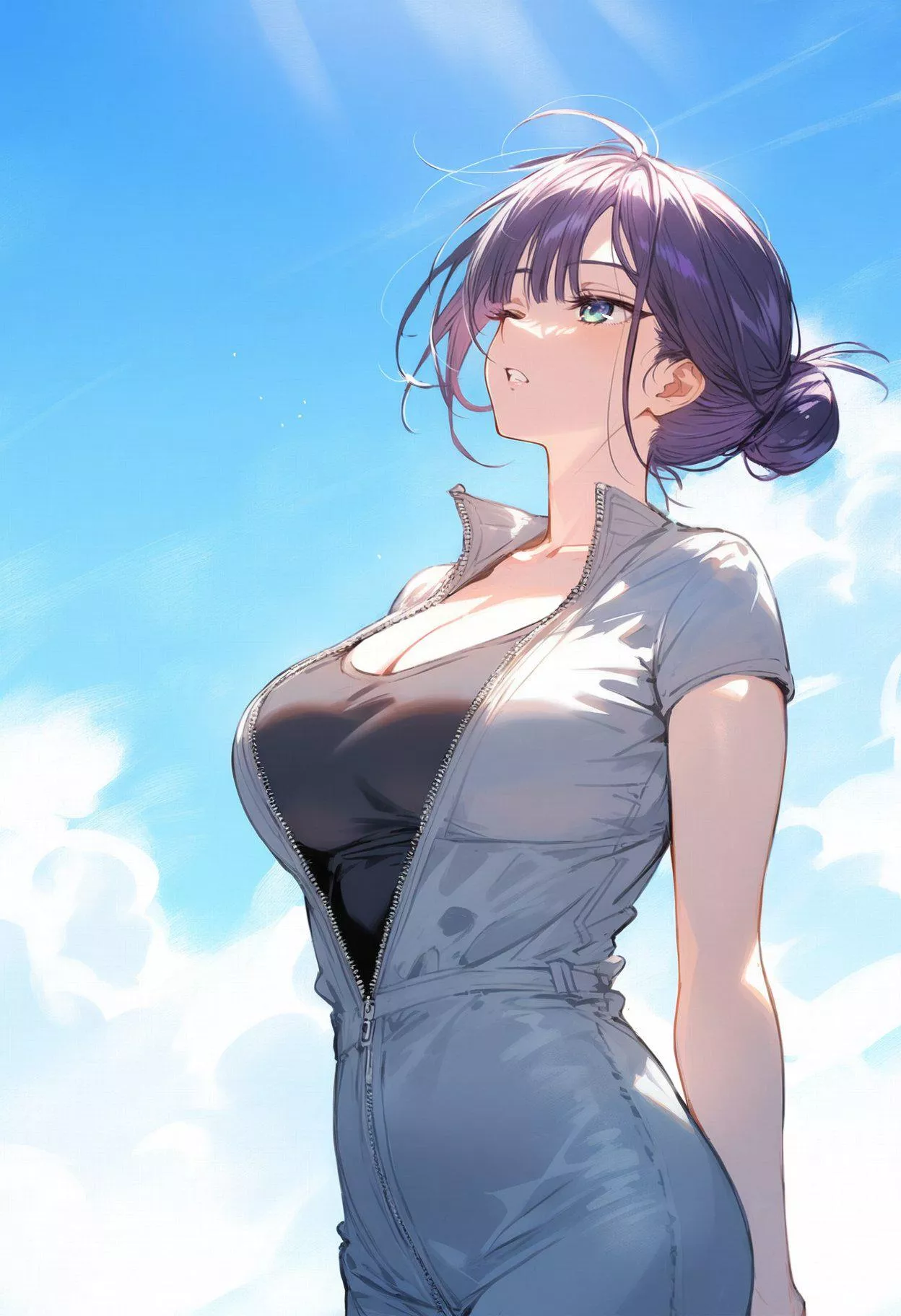 Unzipped Jumpsuit  posted by CheetahSperm18