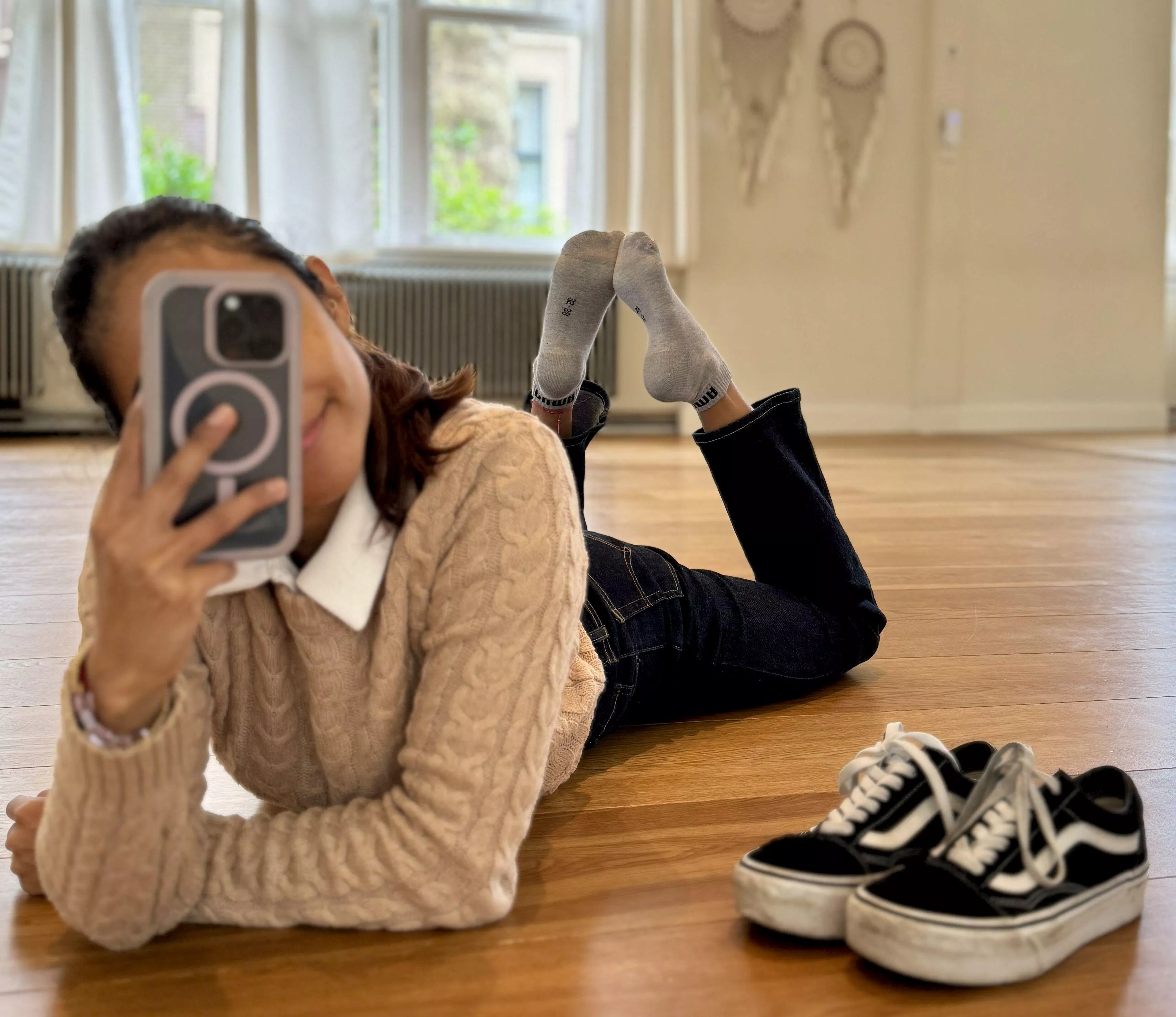 Vans make my feet sweaty 🥵 posted by isa_stillsinning