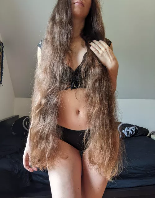 I wonder how much longer I should grow my hair? by darkspellslingerie