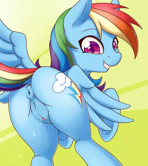 Rainbow Dash (artist:fearingfun) by PonyClopAccount