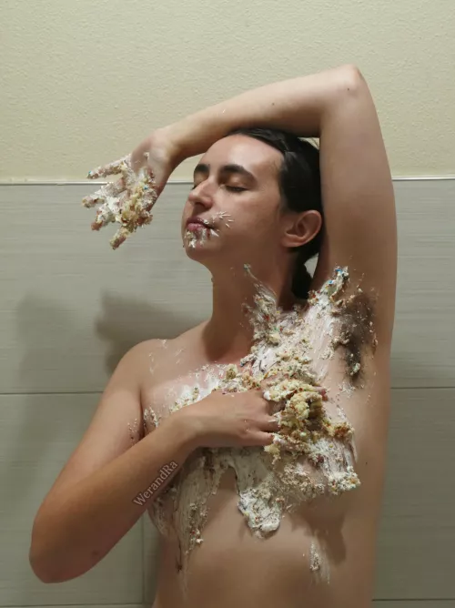 Tits & hairy pits cake smear encore  by Werandra