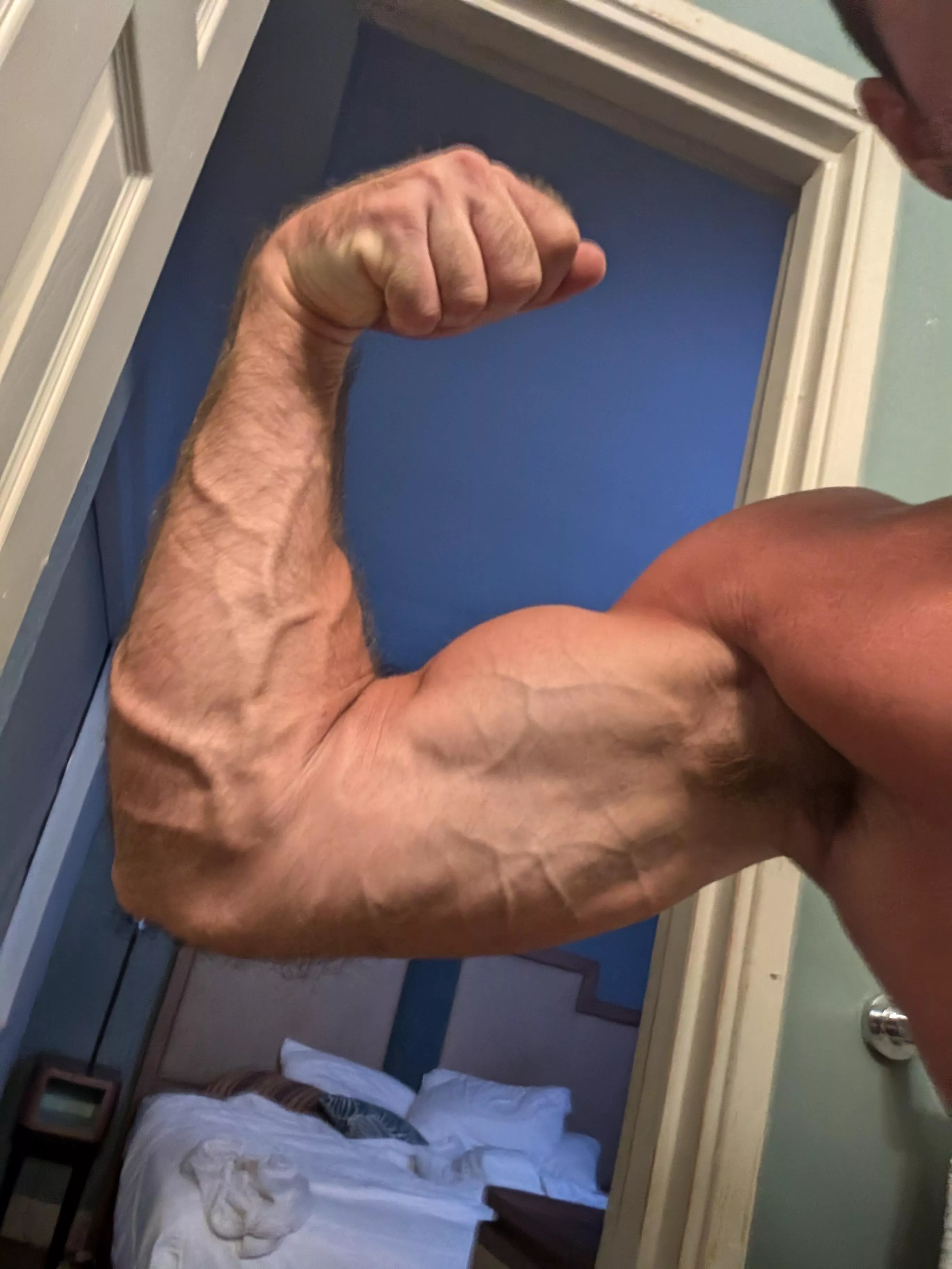 Vascularity going crazy posted by hotrodnsfw