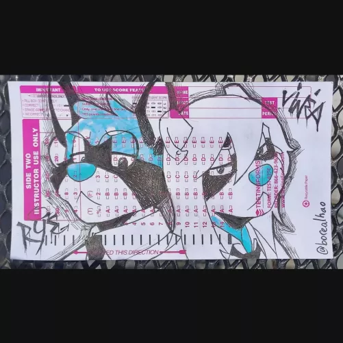 bro did NOT use a No. 2 pencil  by borealhao