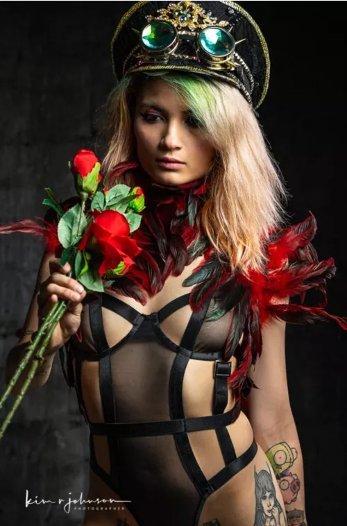 Gear Punk Tattooed baddie  by Maleficent_Goal_5652