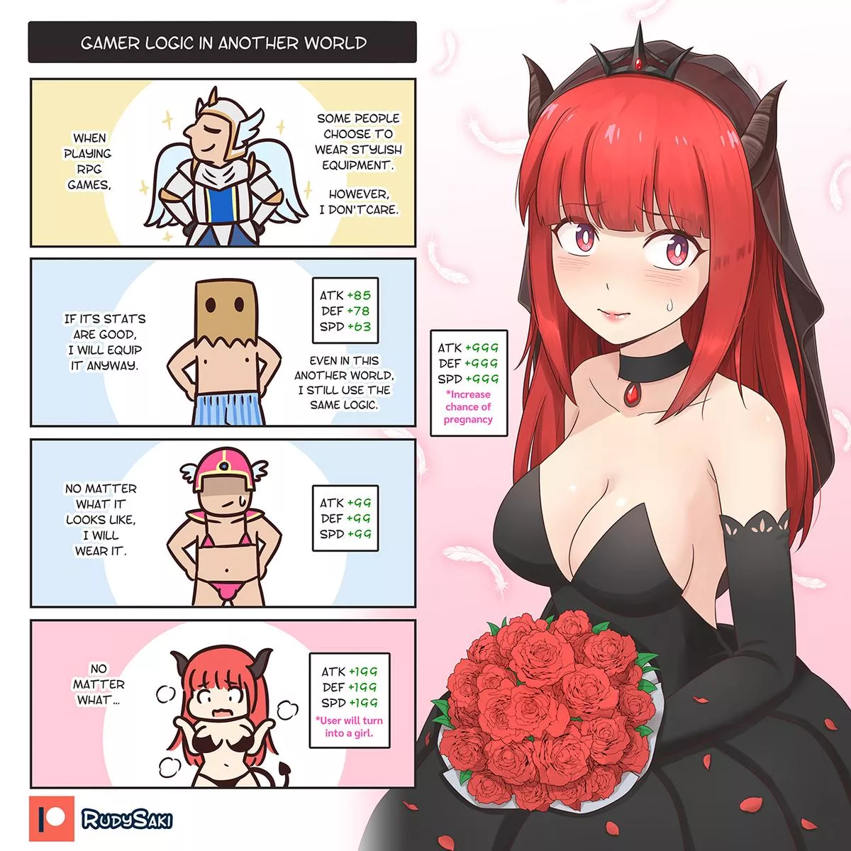 Optimal Armour by RudySaki (Humor Demon RPG-Mechanics) posted by DarthFetish