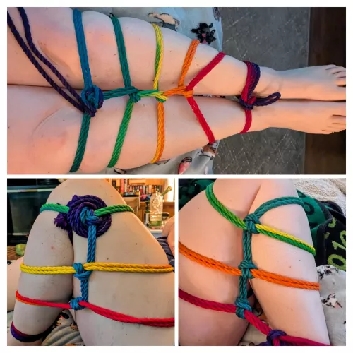 Self tie practice by Large-Mode4322