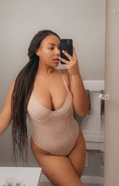 Trying on my favorite lingerie cuz look at it!  by Allyjack14