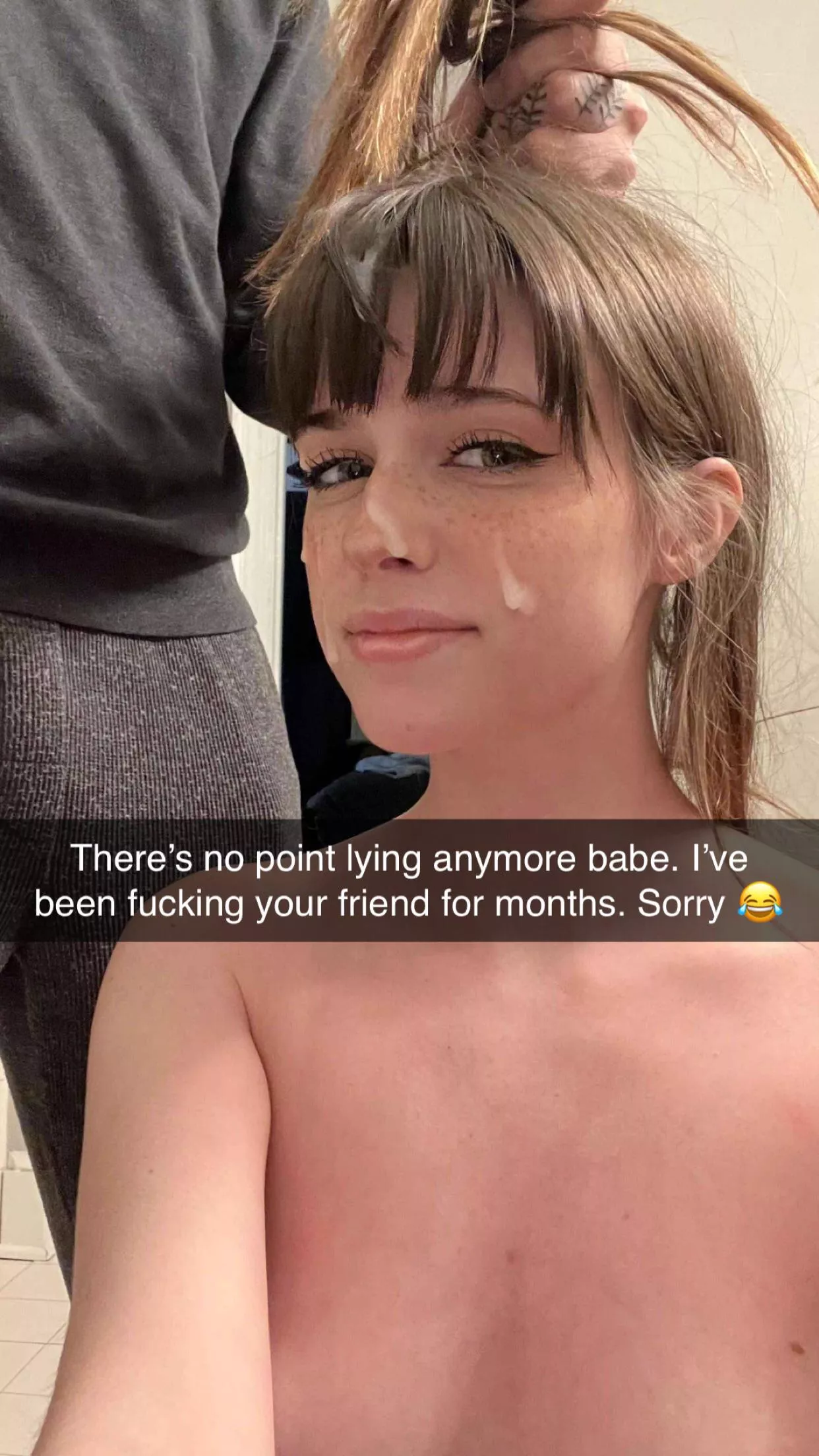 He cried all night after getting this Snapchat 😂 posted by UseMePleaseSir98