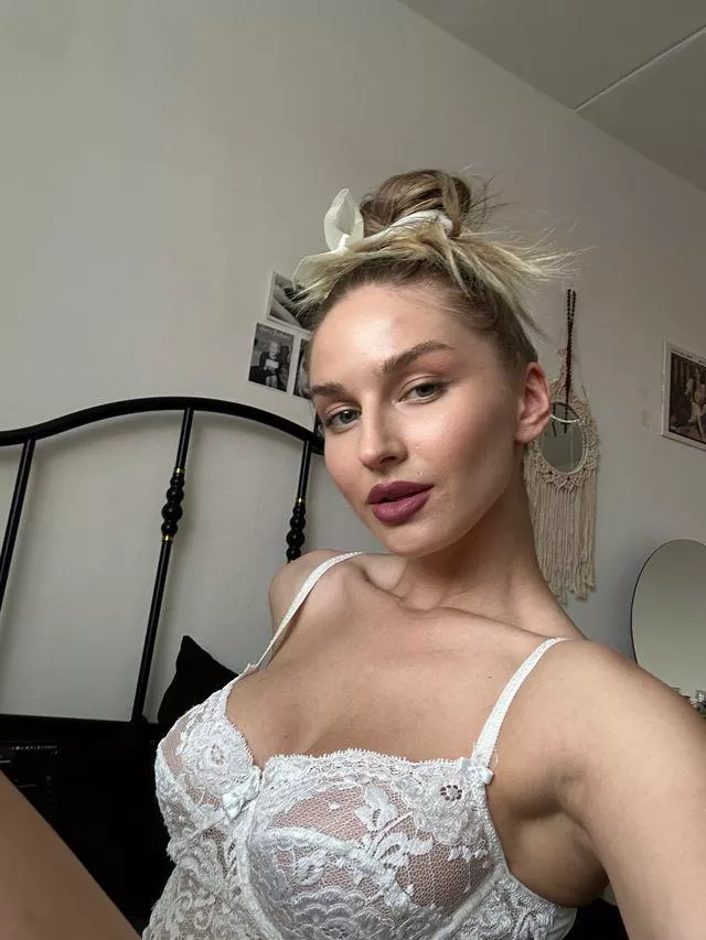 I feel sexy and feminine in white lingerie by lanaocean69