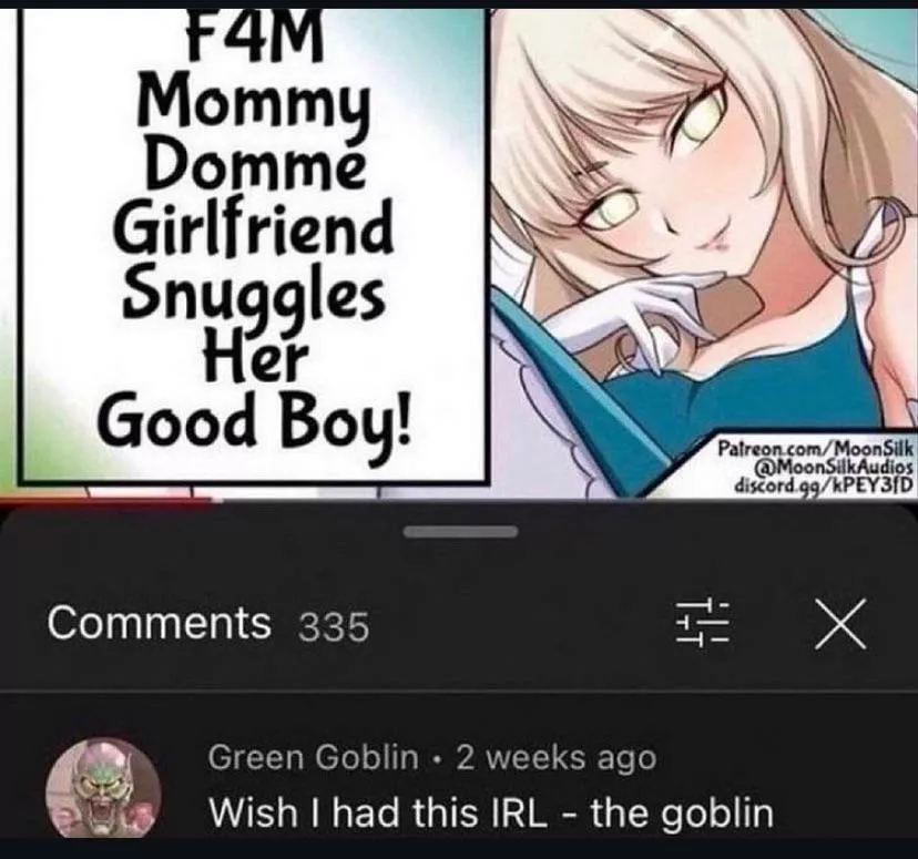 Me when the goblin posted by cleanexfulfilled