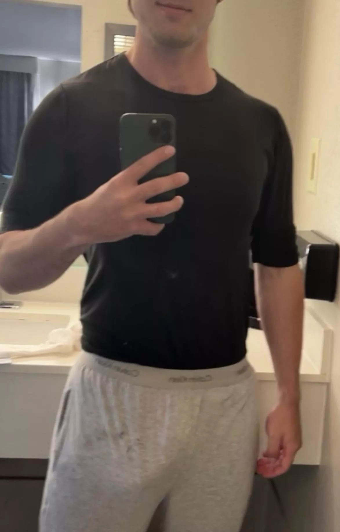 Not undies but what do yall think of my Calvin Klein sweats? Bro it literally feels like you have nothing on  posted by JimHelbert