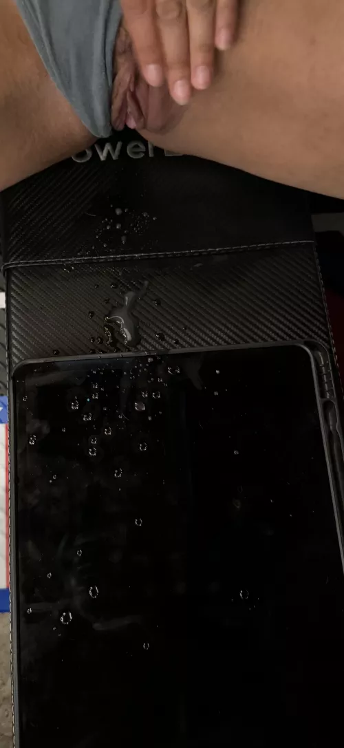 The aftermath of a reverse squirt trib! Please add to my mess 😊 by LatinoLovers