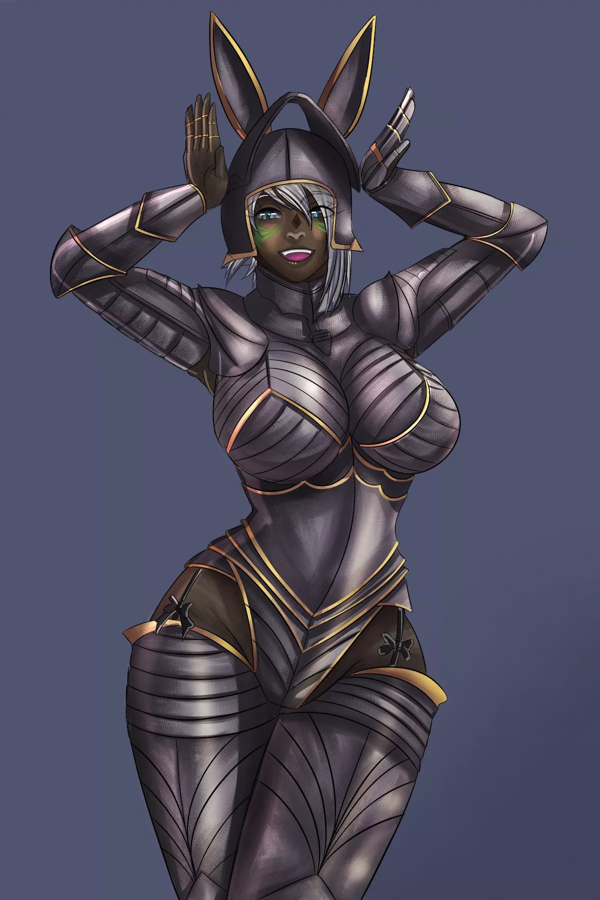 Viera in bunny girl armor (@Kaokacique) posted by KaoKacique