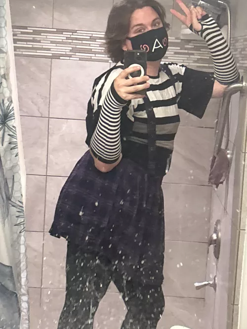 As I’ve lost weight and grown thinner this past year, clothes I have like this skirt finally fit. I feel cute by Chillin_Maximus