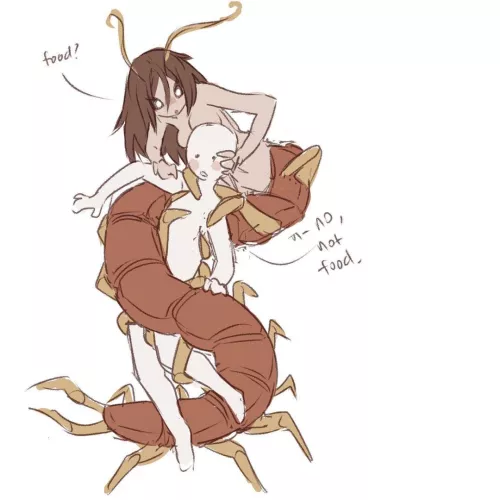 Centipedes sure are curious…. And hungry by Wolf-Baitt