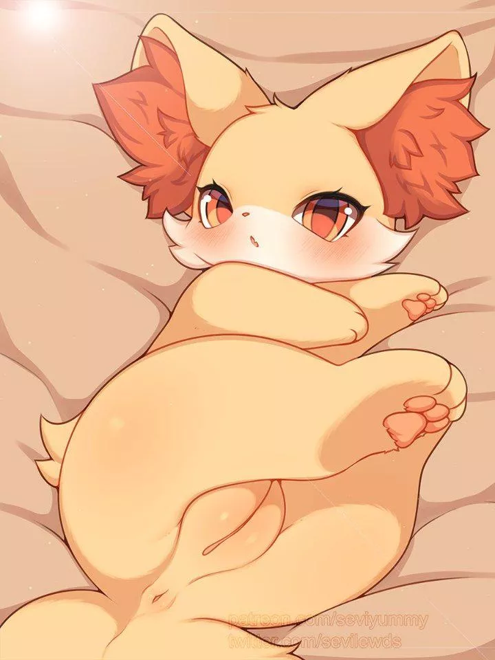 Cute little fennekin! (seviyummy) [F]  posted by PokeGirlChriz