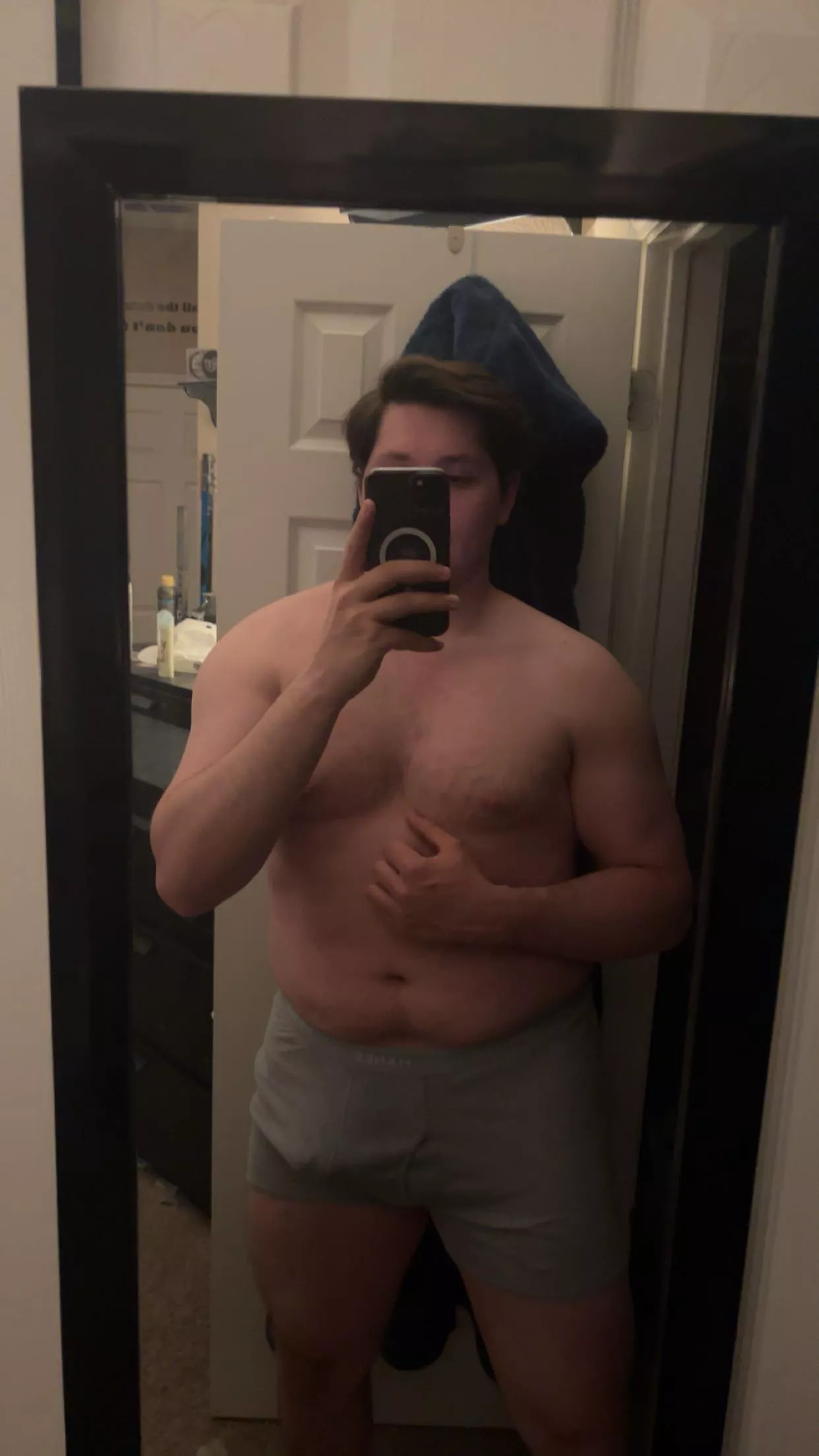 I think grey’s my color  posted by Ecstatic-Tell-566