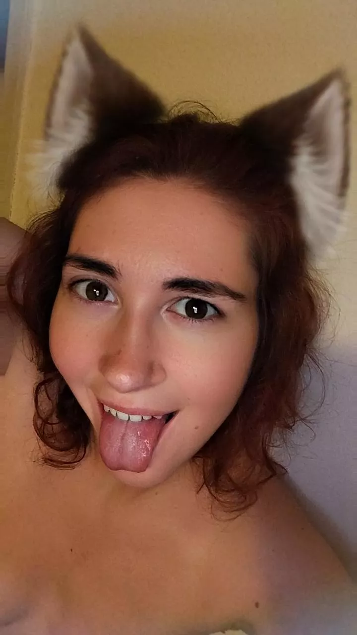 Its cute woth tongue out posted by Loly_Smile