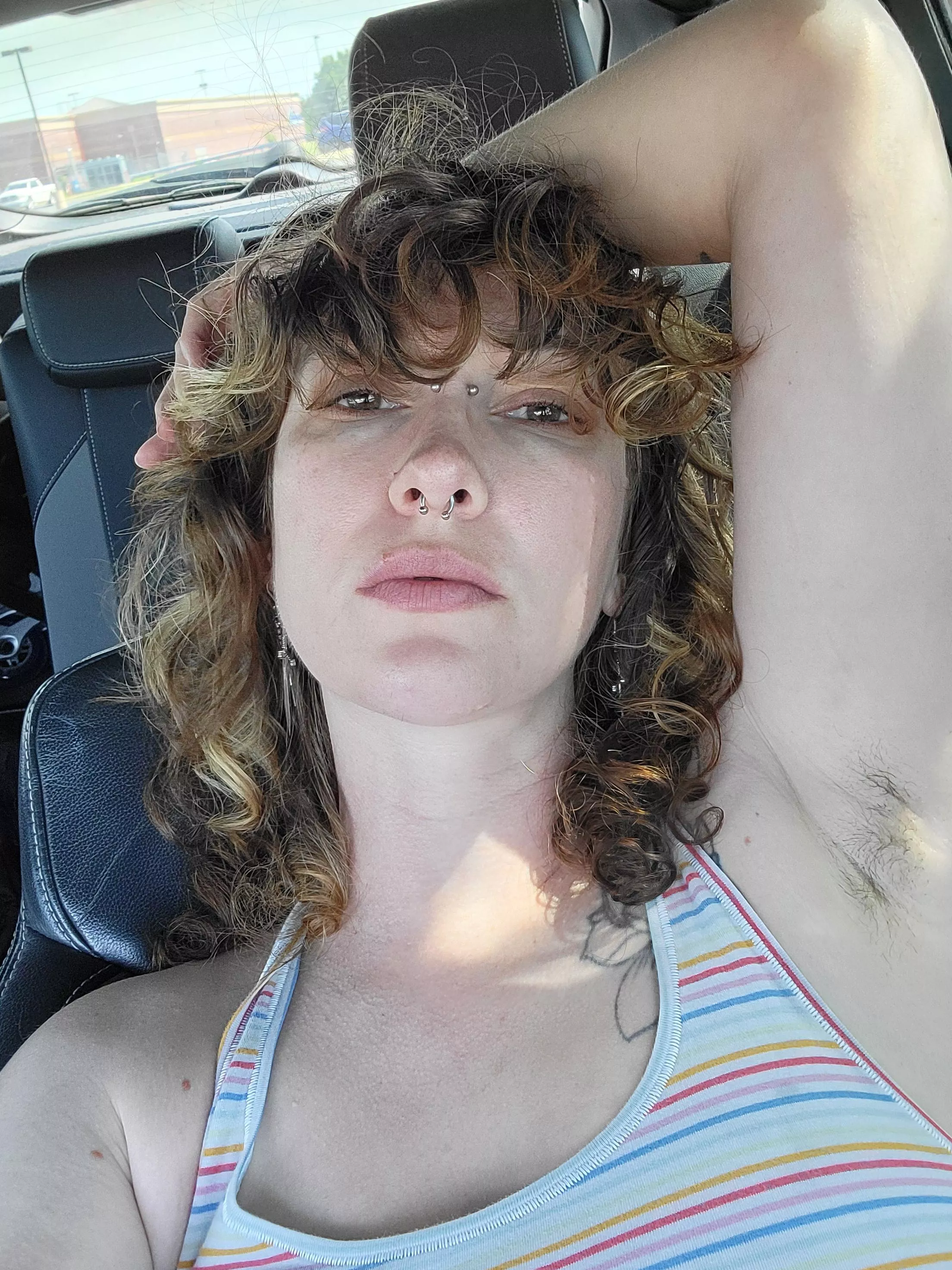 It's so hot out! I hope you don't mond how sweaty I am when I force your face between my legs... posted by apre-epoch