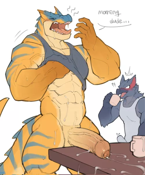 Morning Cock (@IllIlllIlllIlIl) by Anti-Power_Mode