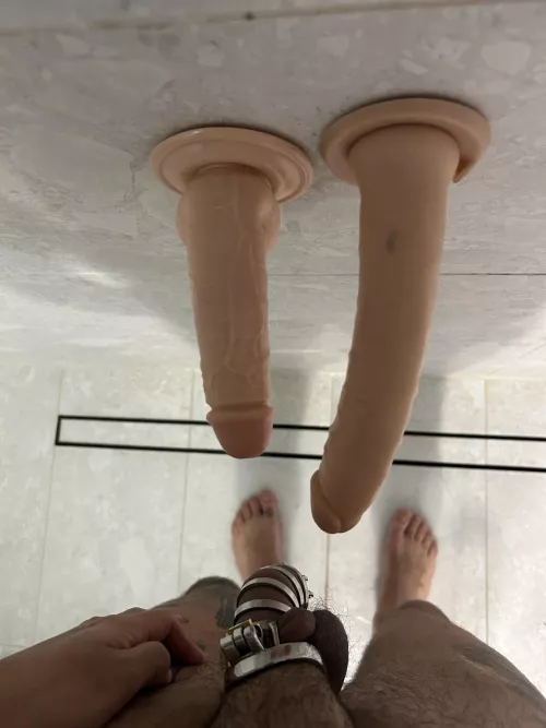 She said the only way im allowed to masturbate from now on is with one of these. My pathetic cock isnt coming out by AggressiveAd1277