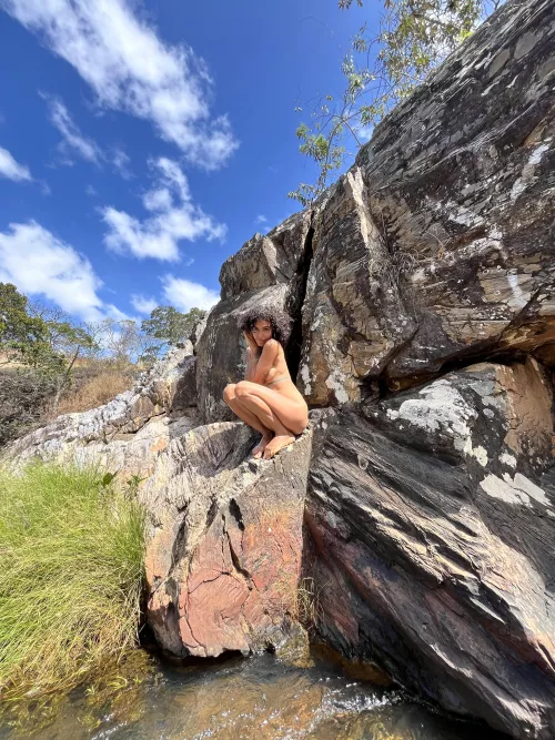 Sunbathing on the rock by lala_lais
