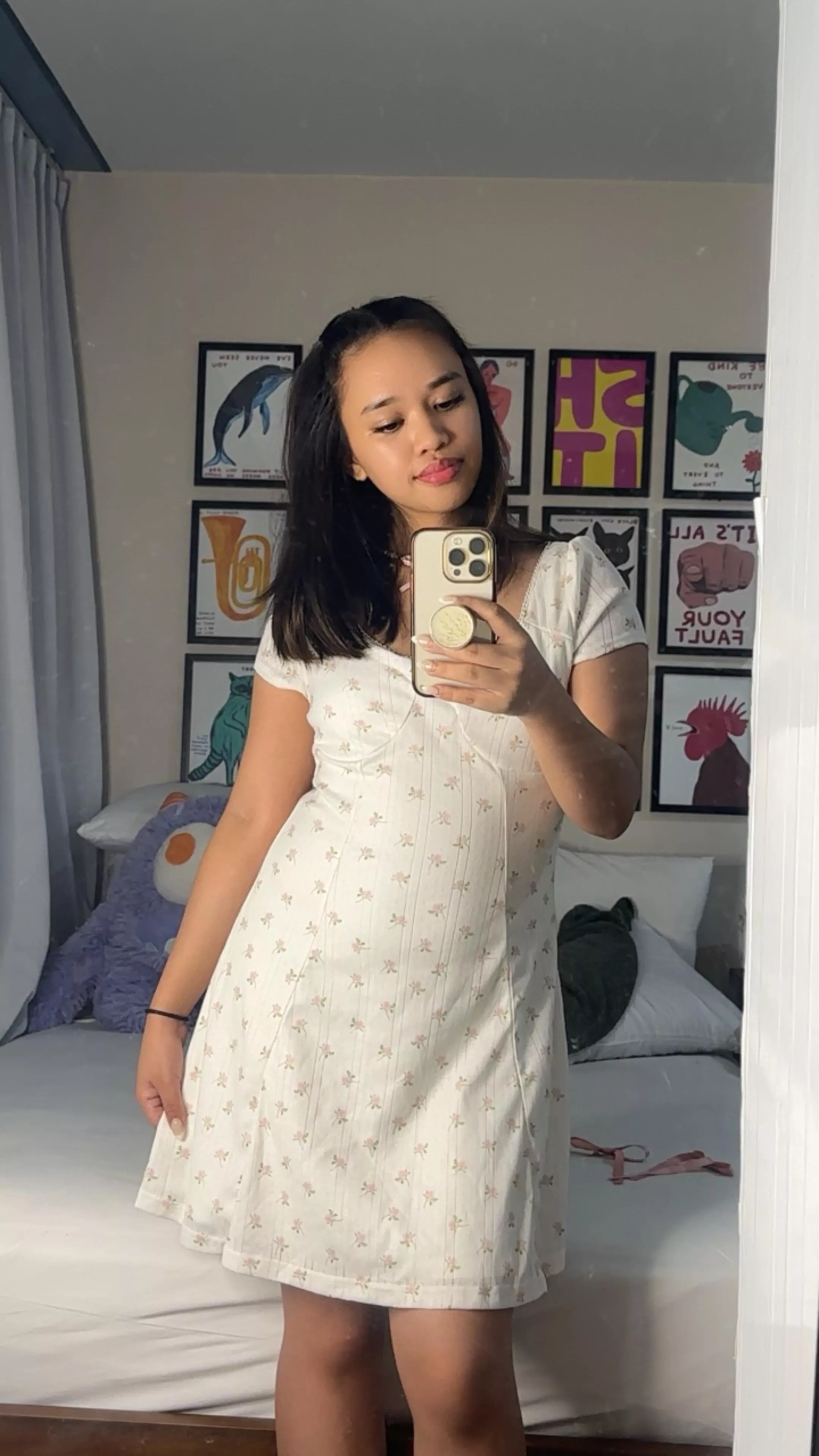 Wore some heels so I can look normal sized 🙈 posted by Worldly_Evidence_575