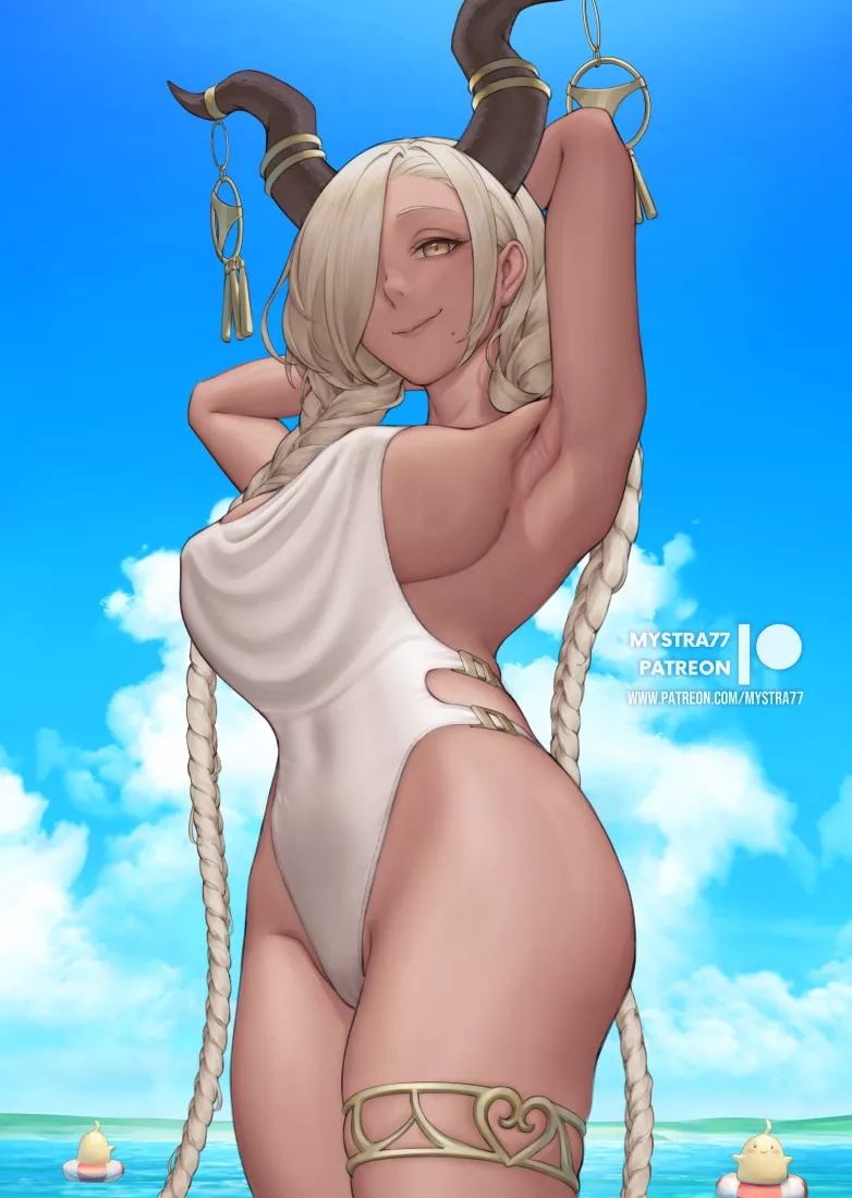 Beach Owari (Mystra77) [Azur Lane] posted by mystra77