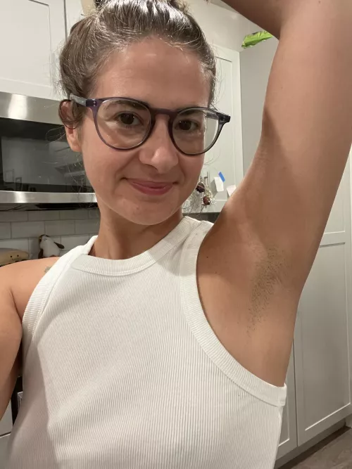 Gotta put my hair up before cooking. 😏  by QueerRedLavender