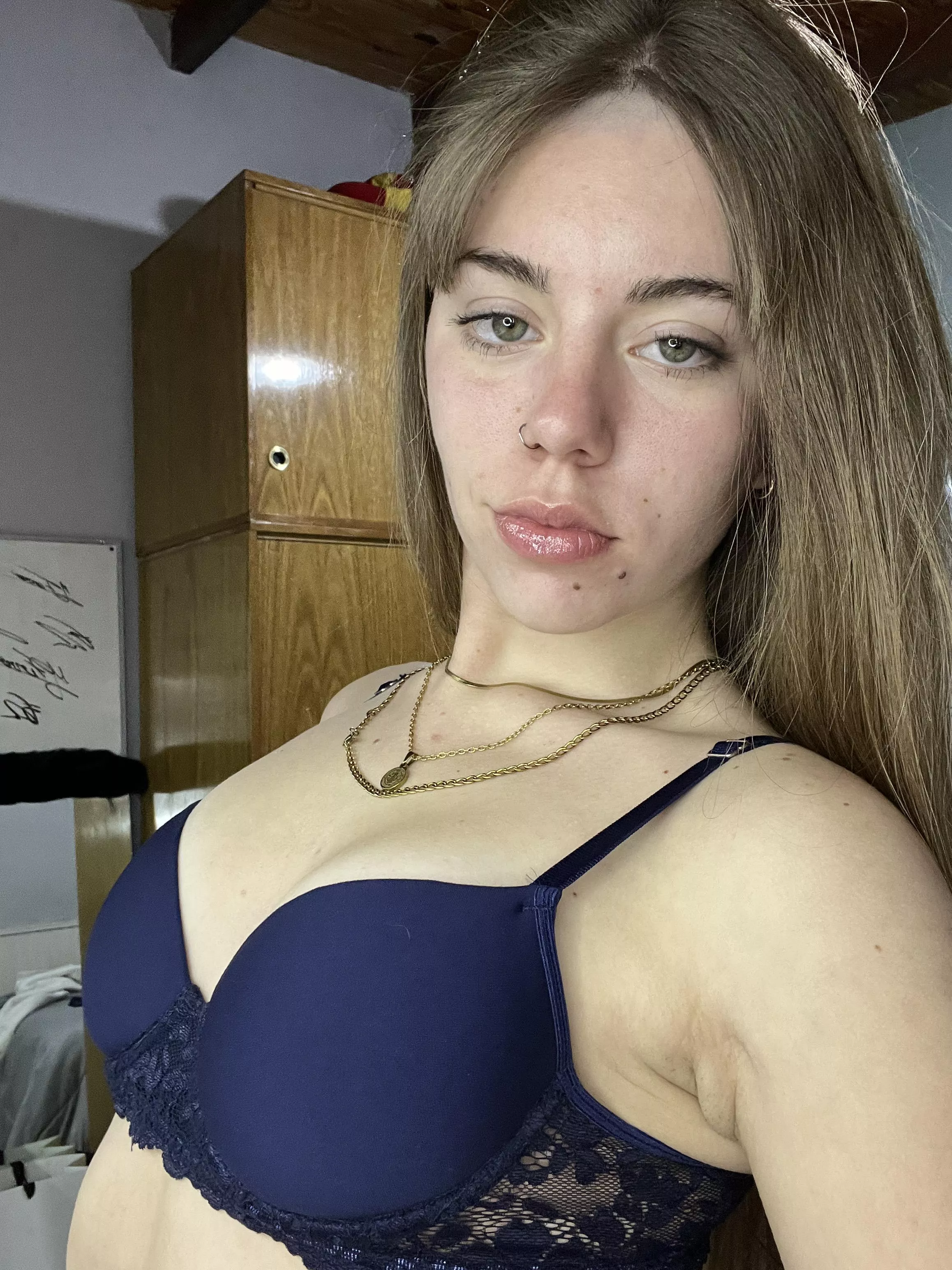 its a blue bra kind of day today ;) posted by aober1