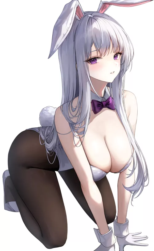 Silver-Haired Bunny [Artist's Original] by CheetahSperm18